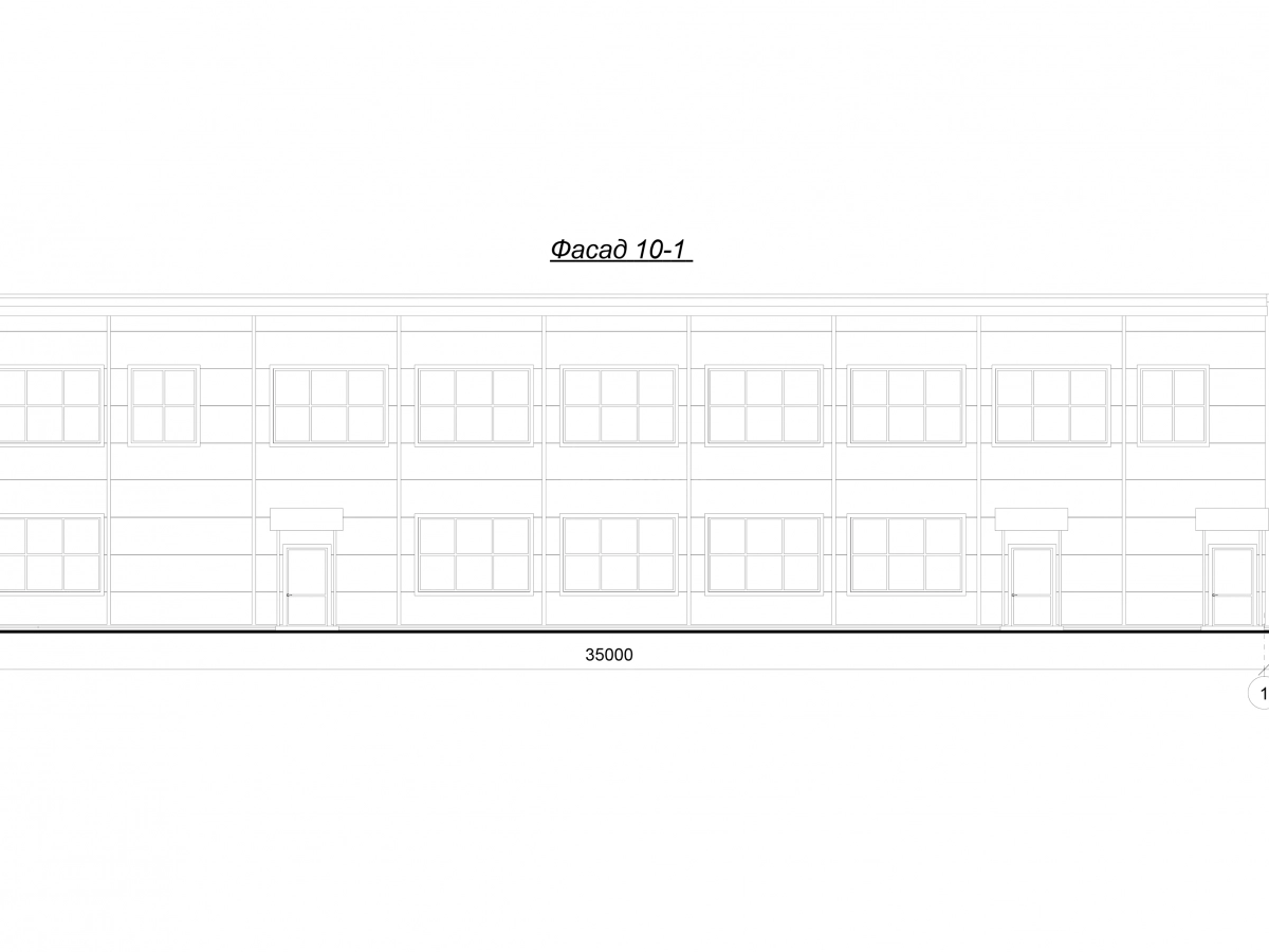 3D визуализация Здание АБК из сэндвич-панелей - фото 10