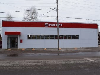 Магазин "Магнит" из сэндвич-панелей